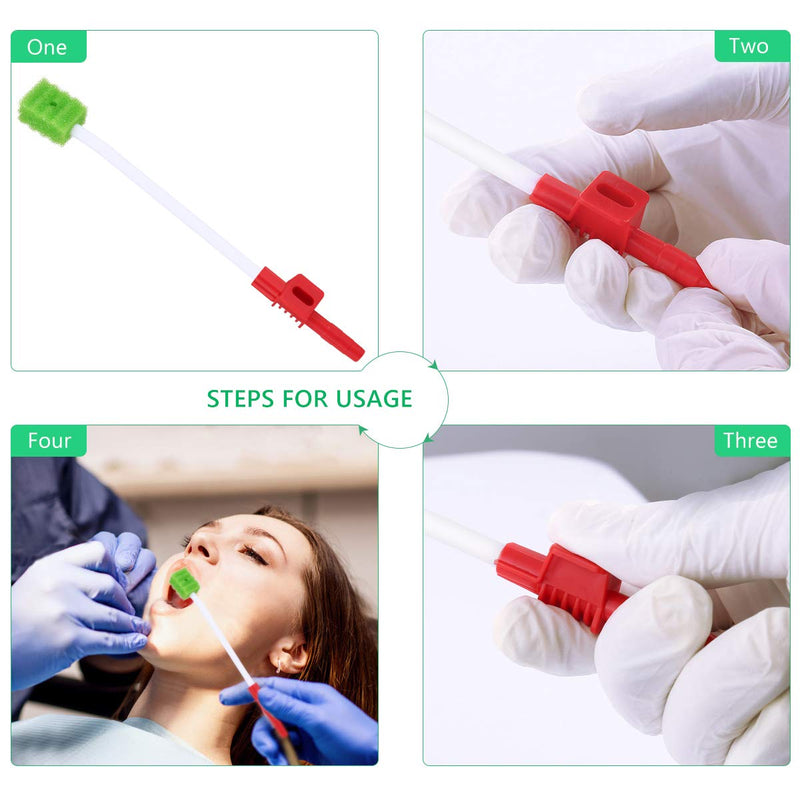 Wellgler's Oral Care Single Use Suction Swab(box of 20) 20pack