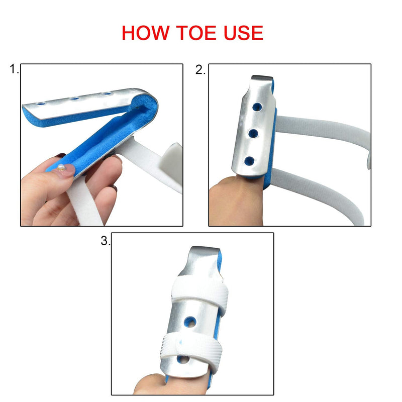 5 Pieces Trigger Finger, Mallet Finger Splints, Finger Support, Finger Protection Support for Finger Arthritis, Trigger Finger and Finger Joint Pain 5 Piece