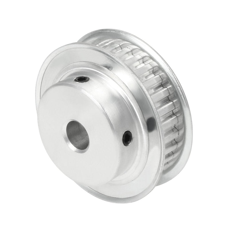 uxcell Aluminum 30 Teeth 10mm Bore 5.08mm Timing Belt Pulley for 10mm Belt