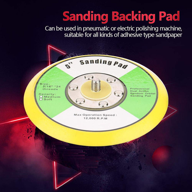100/125mm polishing tray grinding polishing backing plate with M8 thread(5 inches) 5 inches