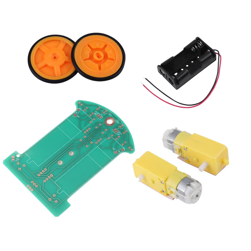 Smart Car DIY Kit, Tracking Electronics Kit, Soldering Kit Project DIY Electronic Learning Car Electronic Component Set Learning Electronics Kit