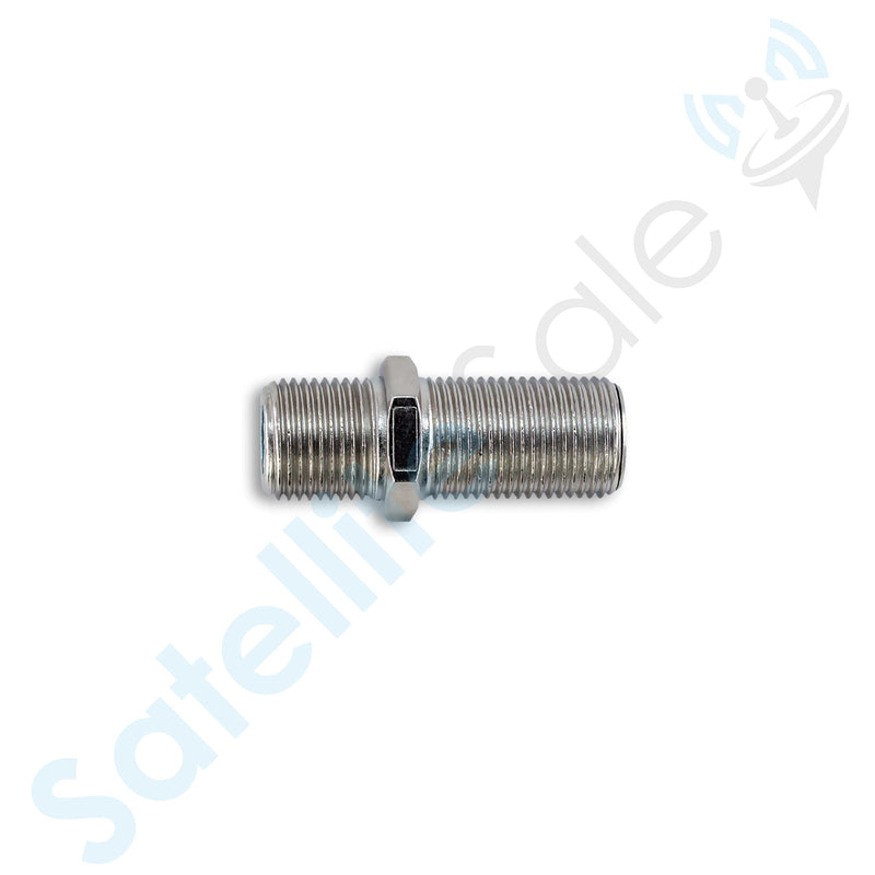 SatelliteSale High-Frequency F81 Coaxial Barrel Connectors Female to Female F-Type 3Ghz Adapter Coupler (Pack of 2 pcs) Pack of 2