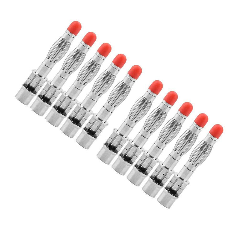 10pcs P3014 4mm Banana Plug Safety Seal Protection Shrouded 90 Degree Right Angle Banana Plug DIY Self-Assembly Solder Type