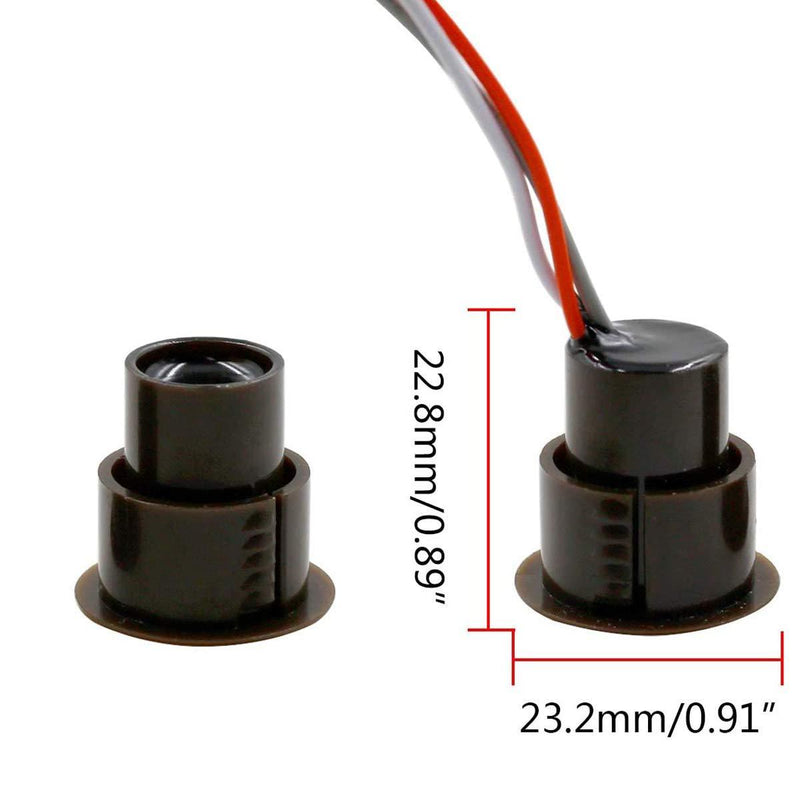MC-31B NC & NO Magnetic Door Window Contact Sensor Switch Contact Sensor Alarm Magnetic Reed Switch - (5 Sets)