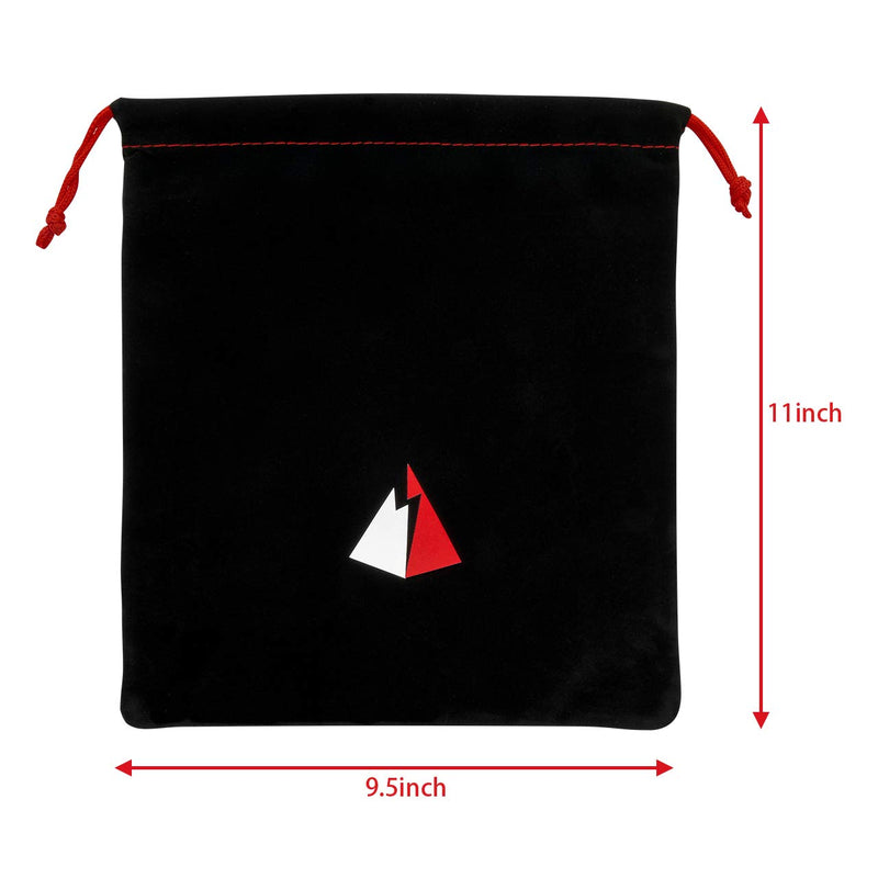 TXEsign Universal Headphone Protection Pouch Bag 11 x 9.25 in (Large) 11" x 9.25" Black