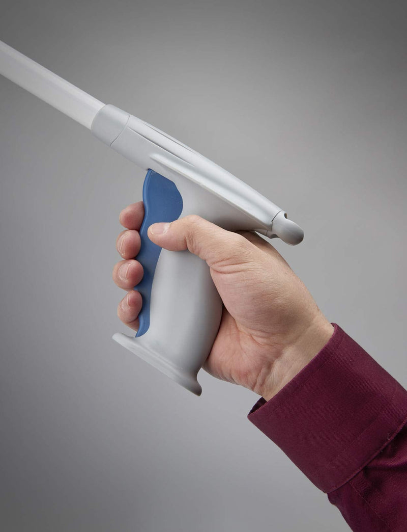 Unger Grabber Plus Reacher Lightweight Multi-Purpose Pickup Tool with Ergonomic Trigger Grip, 360 Degree Rotating Head, and Magnetic Tip, 32"
