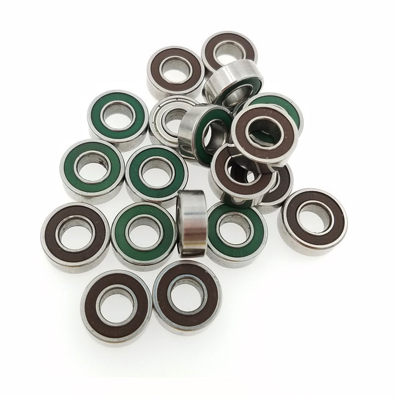 Sackorange 20 pcs MR115-2RS 5x11x4mm Replacement Precision Ball Bearings MR115 2RS