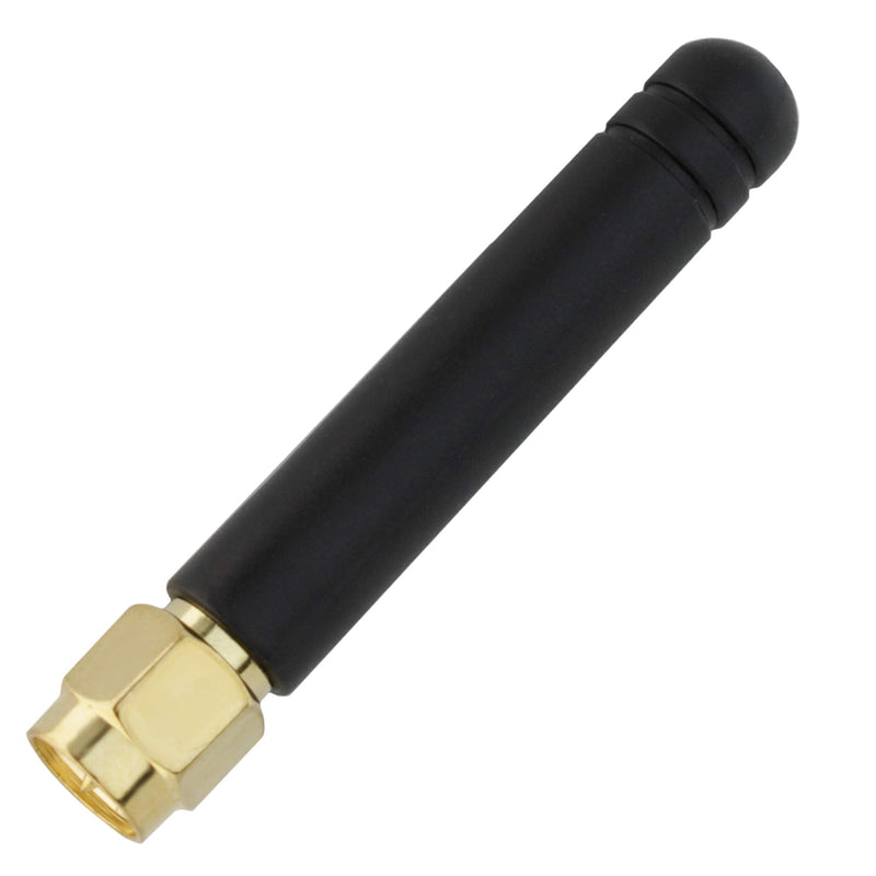 Shopcorp GSM Omni Directional Thumb Antenna with SMA Male Straight Connector â€“ CDMA and WCDMA, 2.5 dBi Gain and 850-2100/2400 MHz (1 Unit) Straight - 1 Unit