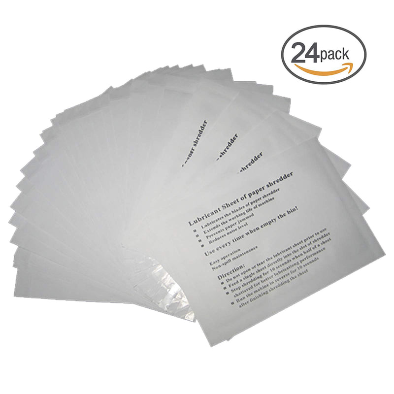 VANRA Shredder Lubricant Sheets (Pack of 24) Pack of 24