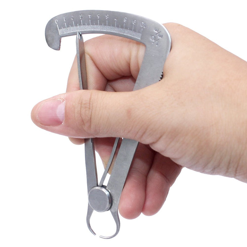 PHYHOO Stainless Steel Inside Calipers Gauge Measuring Caliper 0-10mm - Diamonds Jewelry Measure Tools