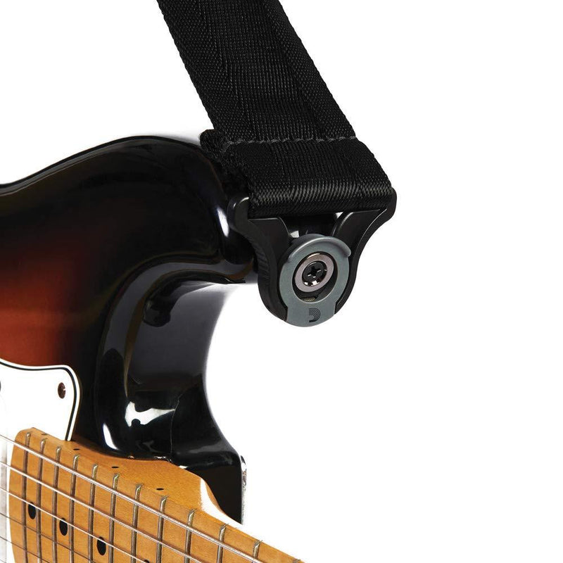D'Addario Accessories Guitar Strap (50BAL00) Black Nylon