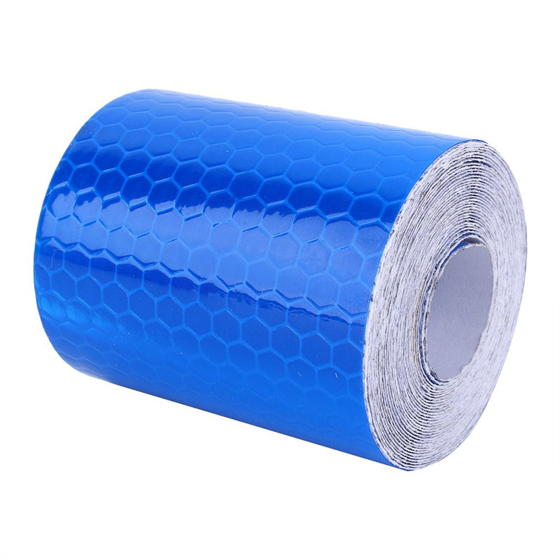 Yosoo 2inch Width 9.8ft Length Reflective Safety Warning Tape Film Sticker Conspicuity Tape Roll Blue