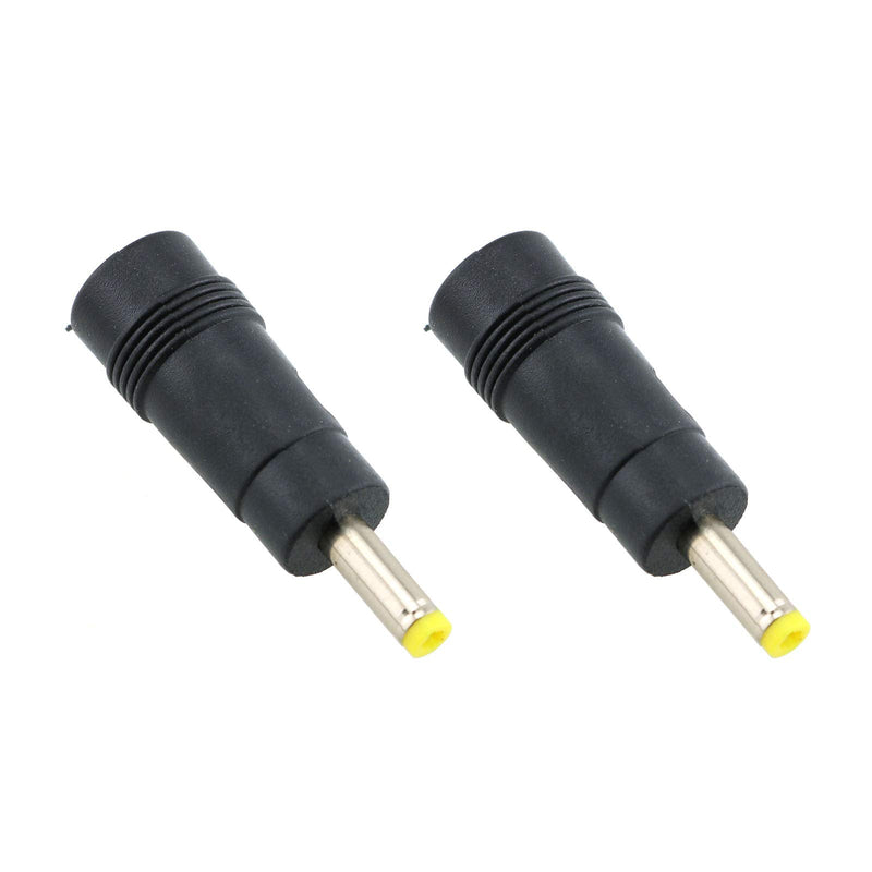 E-outstanding DC Power Jack 10PCS 5.5x2.1mm Female Jack to 4.0x1.7mm Male Plug Adapter DC Barrel Charging Cable Connector
