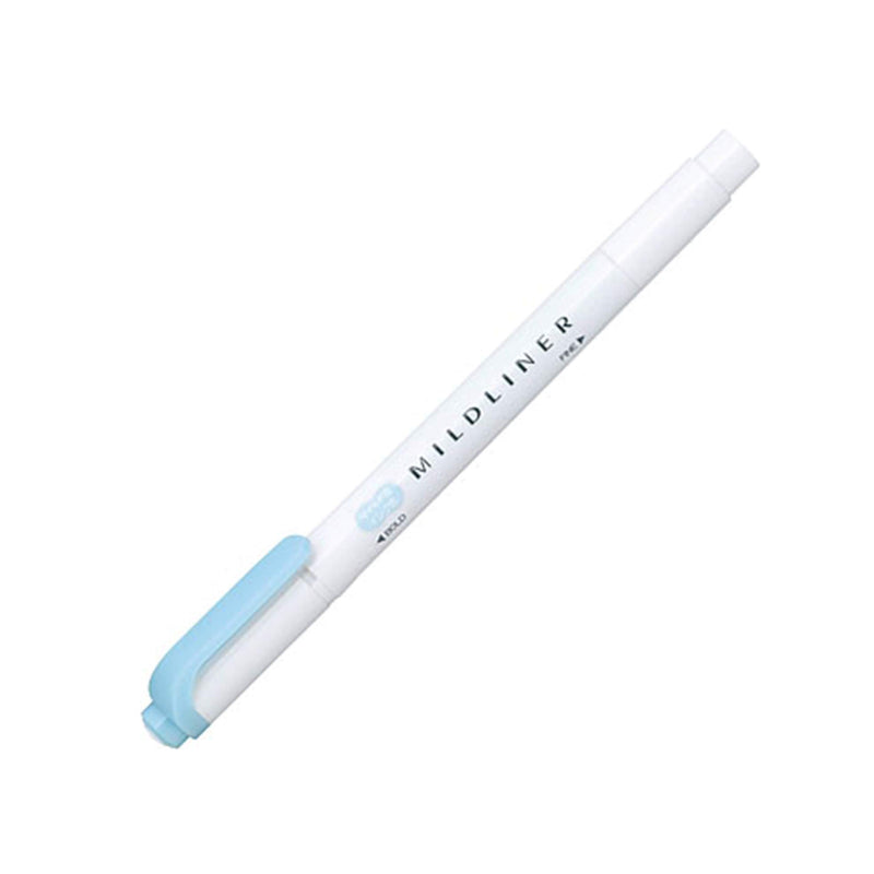 Zebra Mildliner Blue 10 Pen Set