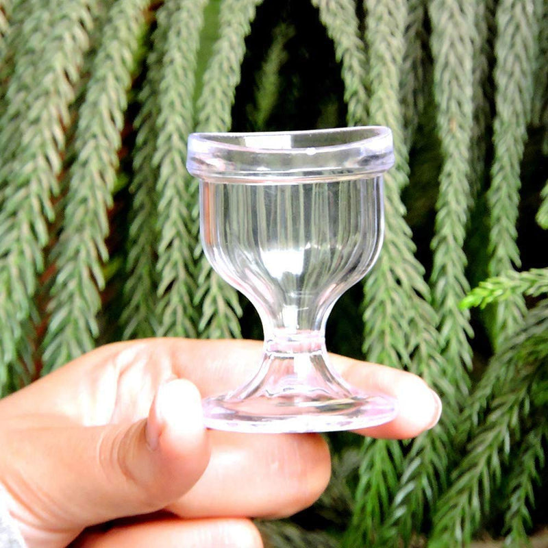 Eye Wash Cup Set of 2 - Soothing Relief from Allergens, Irritants, Makeup, Dust, Dry Eyes