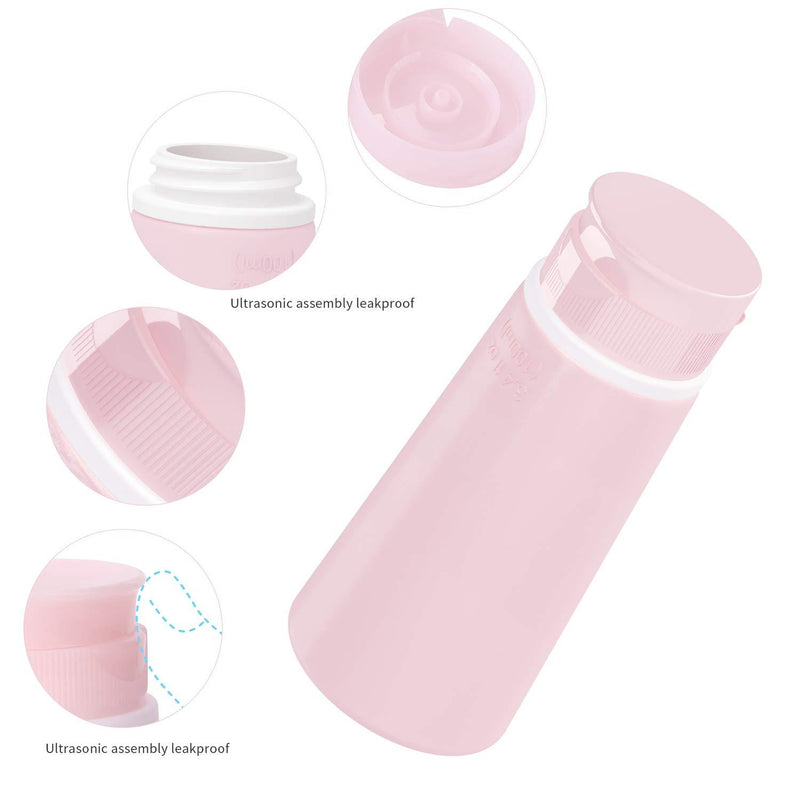 Valourgo Travel Bottles for Toiletries Tsa Approved Travel Size Containers BPA Free Leak Proof Travel Tubes Refillable Liquid Travel Accessories for Cosmetic Shampoo and Lotion Soap Standard set