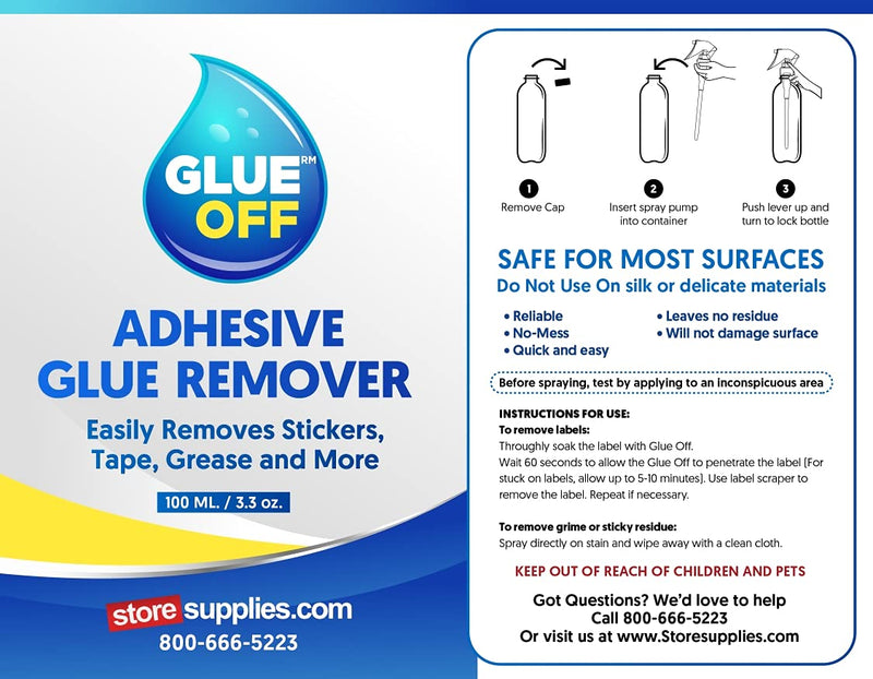 Perco Glue Off Safe Surface Adhesive Remover (Adhesive Remover)