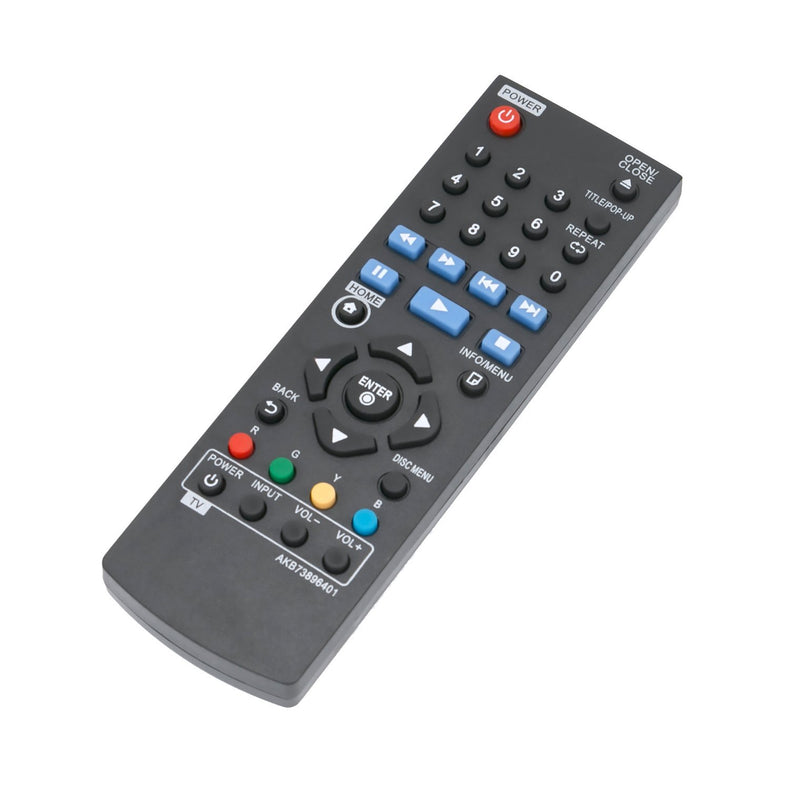 AIDITIYMI New AKB73896401 Replace Remote Control fit for BD640 BP200 BP300 BP340 BP350 BP135W BP145 BP155N LG Blu-Ray Disc DVD Player