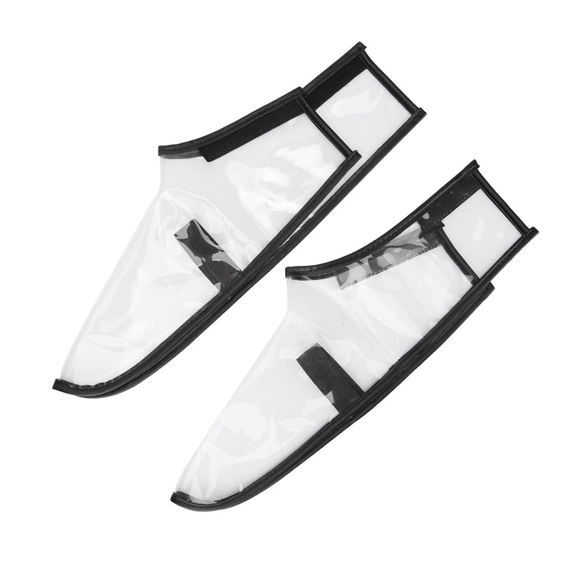 Hairdressing Shoe Covers, Foldable, Reusable, Dustproof, Salon Hairdressing Shoe Covers, Transparent Shoe Covers to Protect Your Shoes, 1 Pair(L) L