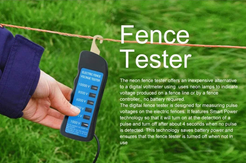 Electric Neon Light Voltmeter 7KV Farm Fence Tester