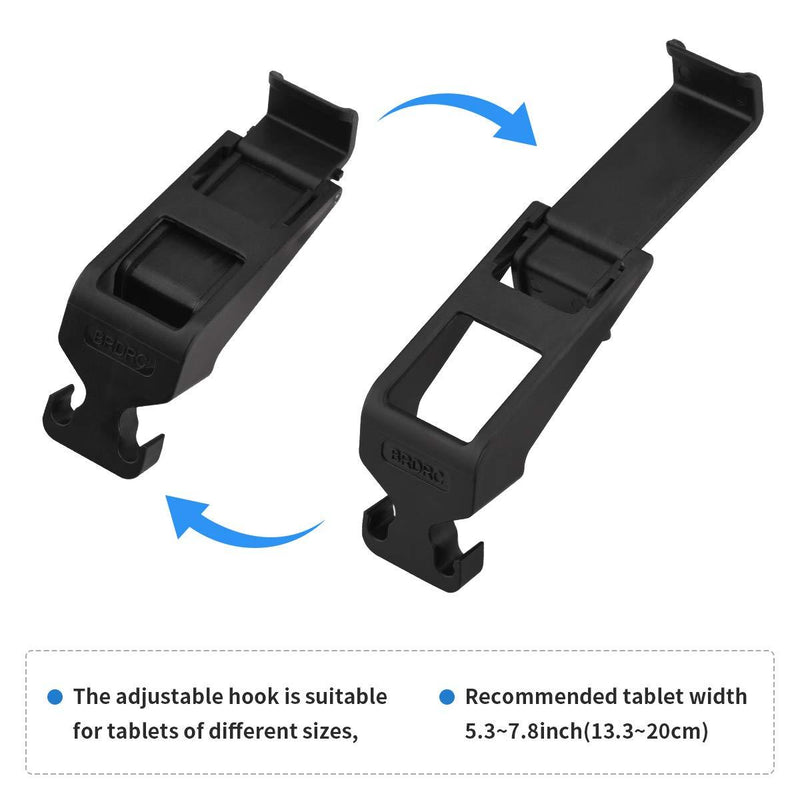 HeiyRC Adjustable Tablet Extended Bracket Holder for DJI Mini 2/Mavic Air 2/Air 2S Drone Remote Controller 7-10.5 Inch Tablet Clip Stand Mount Extender for iPad Mini/Air Accessories