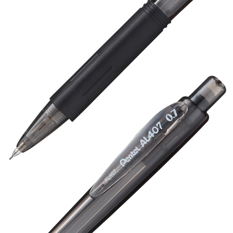 Pentel 0.7mm Wow Mechanical Pencil with Black Barrel, Box of 12 (AL407A)