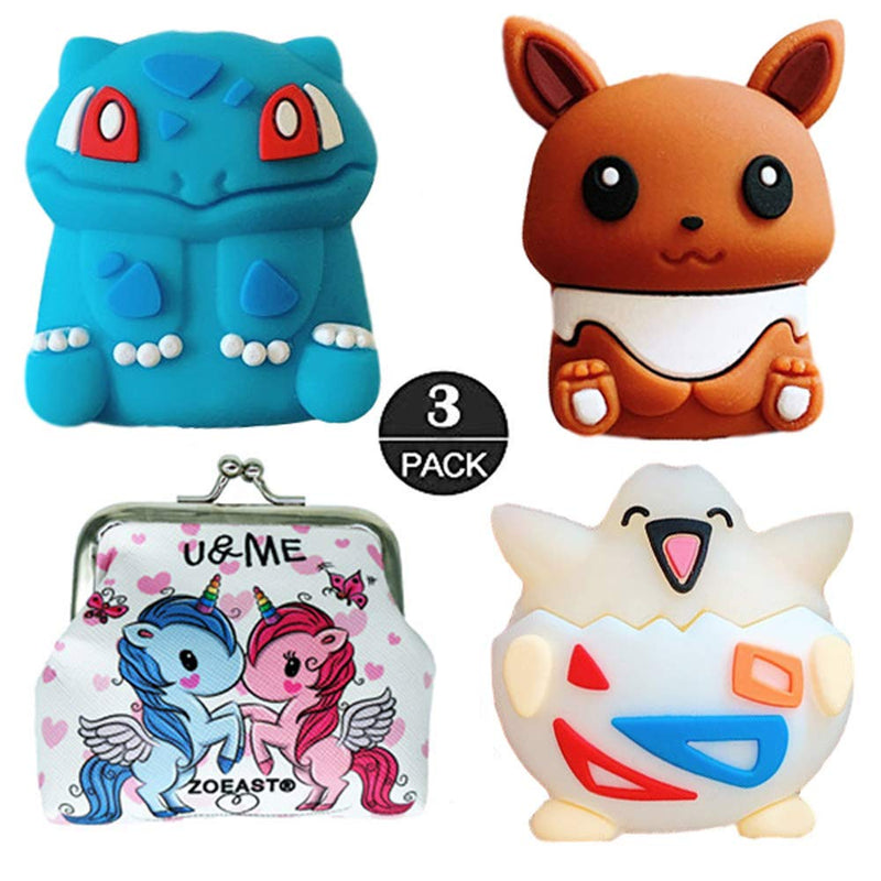 ZOEAST(TM) 3pcs Cartoon Animal Fruits Protector USB Charger Saver Charging Data Earphone Line Protector Compatible with All iPhone iPad iPod and Most Android Phones (Dinosaur Fish Unicorn) Dinosaur Fish Unicorn