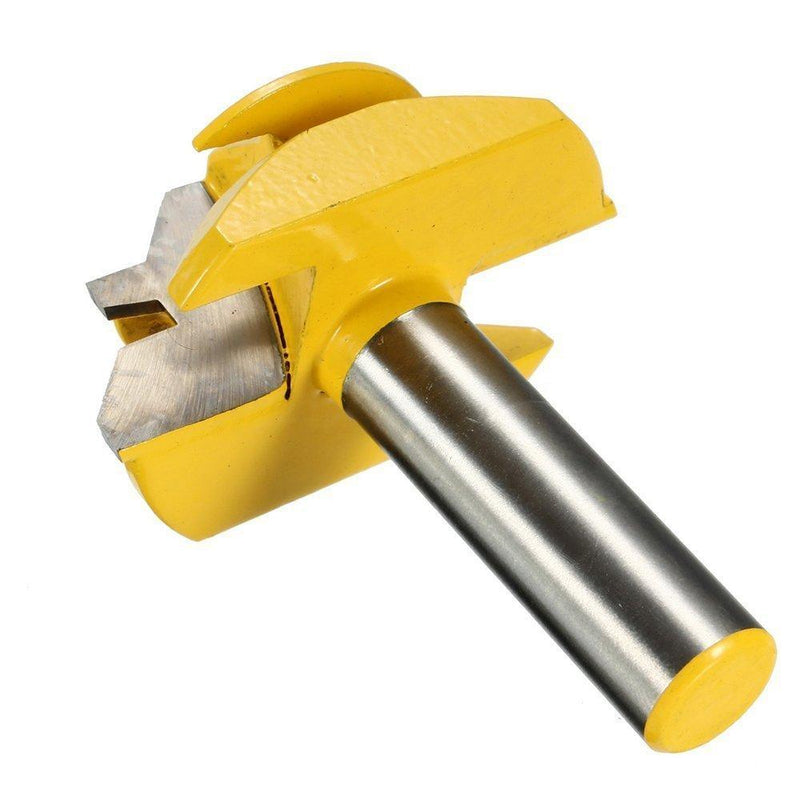 Meihejia 1/2 Inch Shank 45 Degree Lock Miter Router Bit 3/4 Inch Stock Joint Router Bit Woodworking Cutter Tool Shank 1/2", Stock 3/4"
