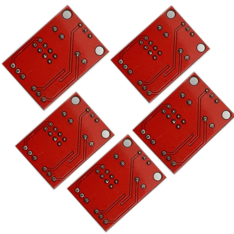 KIRO&SEEU 5PCS DC5-15V 4.2V V-PP to 11.4V V-PP NE555 Pulse Frequency Duty Cycle Adjustable Generator Module Square Wave Rectangular Wave Signal Generator