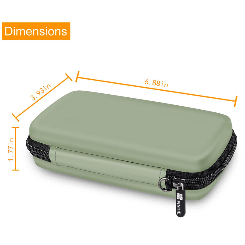 Fintie Carry Case for Kodak Mini 2 HD/Step Wireless Mobile Photo Mini Printer/Mini Shot 2 in 1 Camera & Printer- Hard EVA Shockproof Travel Bag with Inner Pocket/Removable Strap, Sage Green