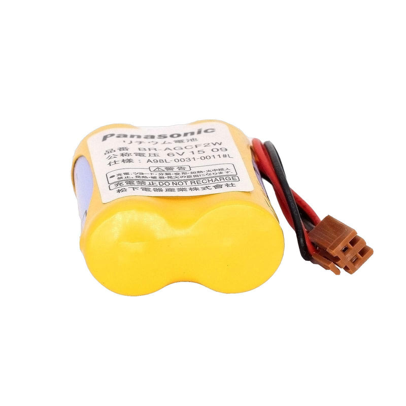 Panasonic - BR-AGCF2W - Lithium Battery - 6V - A98L-0031-0011 - 2200mAh PLC Battery