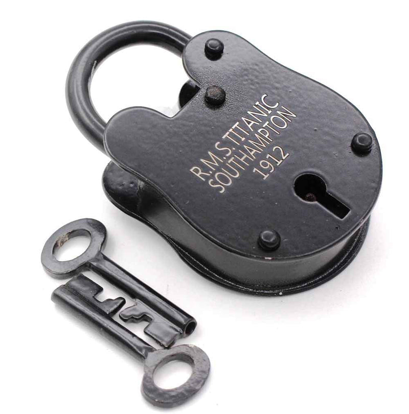 RII RMS Titanic Model Padlock Antique Style Padlock (Small) Small