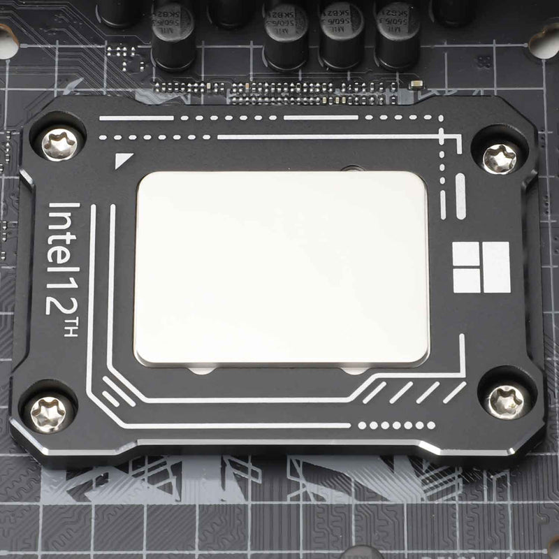 Thermalright Intel 12th/13th Generation LGA1700 Anti-Bending Buckle,CPU Stress Bending Correction Fixer, Curved Pressure Plate,Fully Fitted and Fixed Without Trace Installation (Black) LGA 17XX-BCF-Black Black