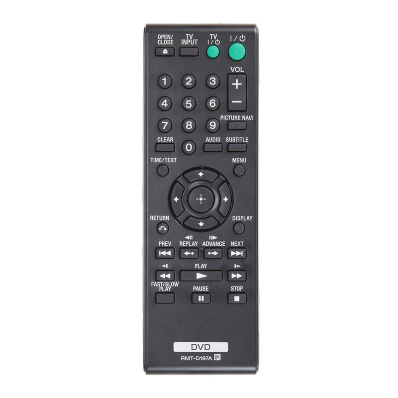 AIDITIYMI RMT-D197A Replaced Remote Control fit for Sony DVD Player DVPSR201P DVPSR210P DVPSR405P DVPSR510H DVP-SR310P DVP-SR320 RMTD197A