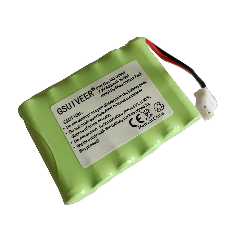 GSUIVEER 300-06868 7.2V 600mAh Battery Compatible with Honeywell L5000 Panel, 8DLLKP500 8DLTSSCBASE1 8DLWLTP100 WLTP100 LKP500 Lyric Smart Peripheral Wireless Keypad TouchPad ADT