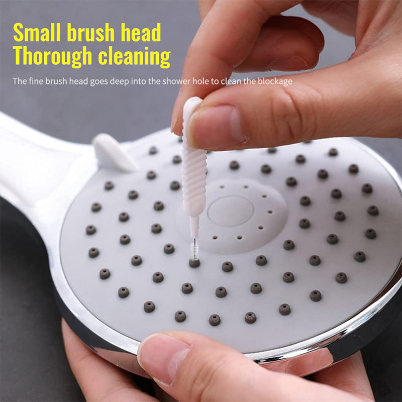 ELANE 30 Pcs Mini Brushes Set for Mobile Phone Holes Shower Cleaning Tooth Scrubber Anti-Clogging Gap Suit for Home Kitchen Bathroom