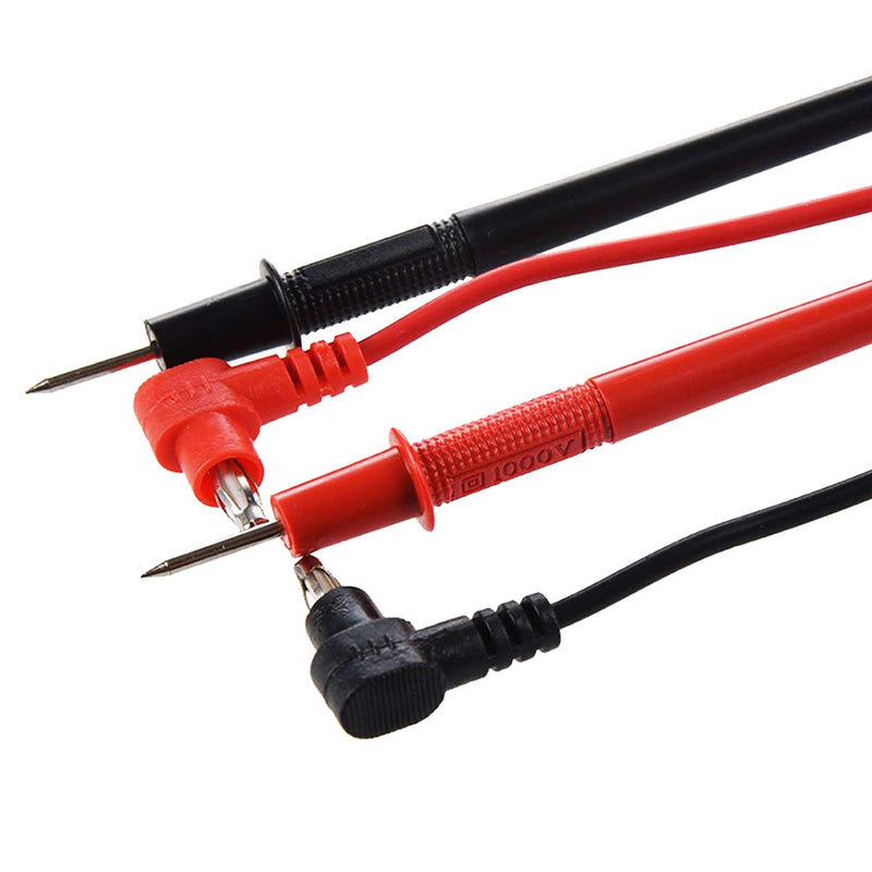 COMOK 2 Pair 27inch Long Multimeter Test Lead Probe Wire Cable with Banana Plug for Dc Power Supply 1000v
