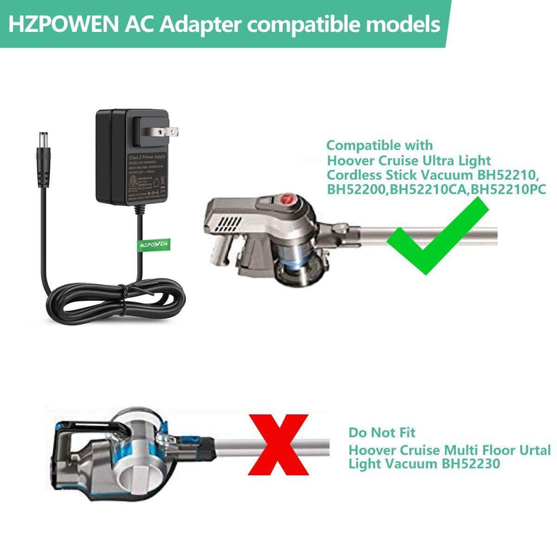 AC Adapter Charger for MOOSOO M X6 Cordless Vacuum Cleaner, Charger for MOOSOO Cordless Stick Vacuum Cleaner Power Supply