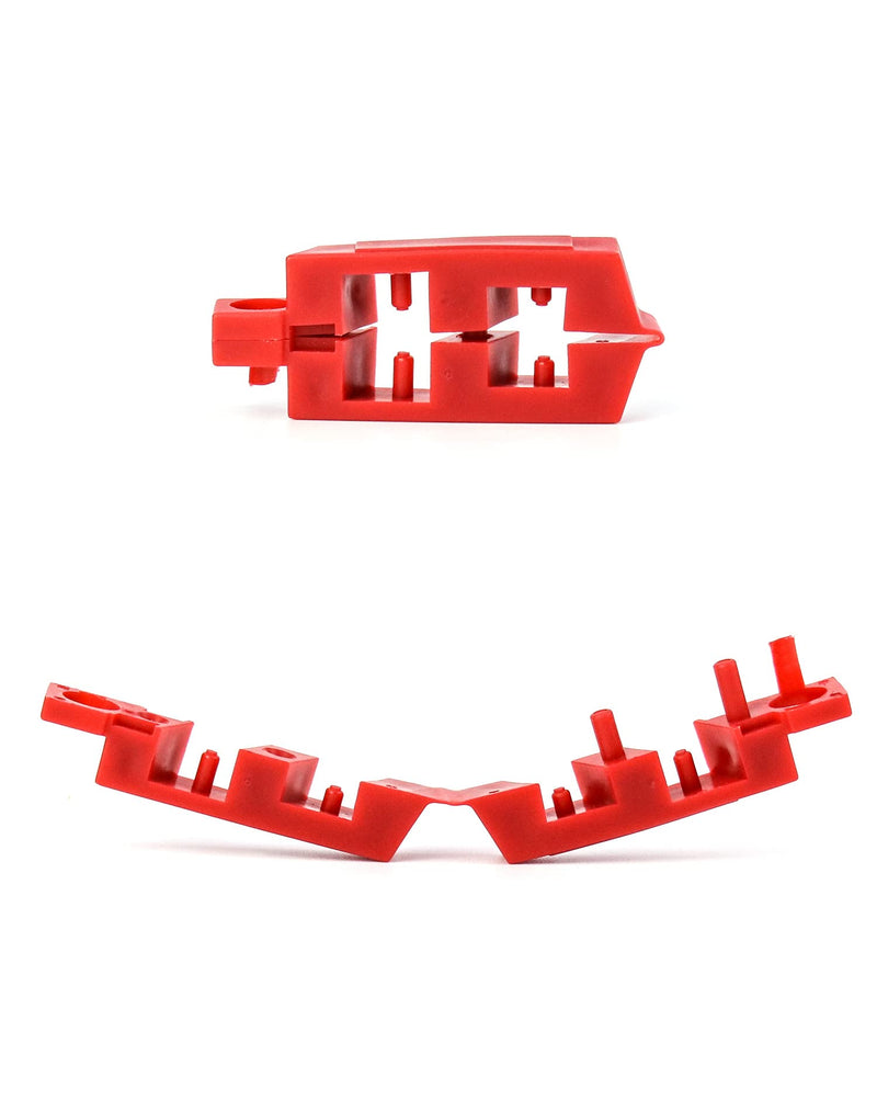 QWORK Circuit Breaker Lockout, 4 Pack, Snap-on Breaker Lock Out Device, Red