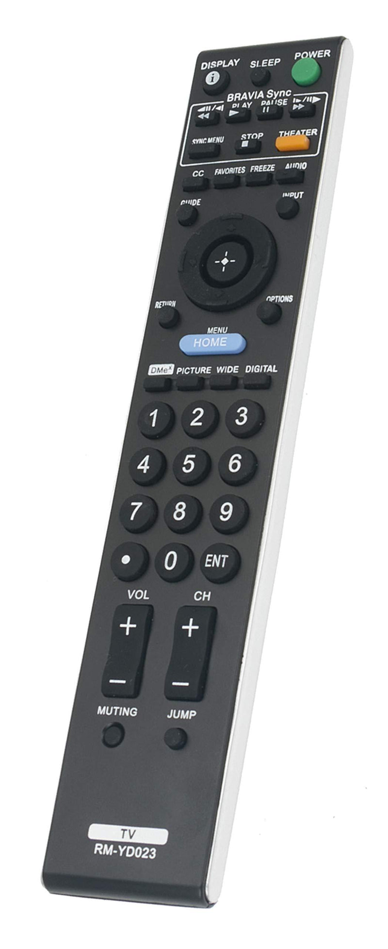 New RM-YD023 Replace Remote fit for Sony Bravia TV KDL-32VL140 KDL-32XBR6 KDL-37XBR6 KDL-40V4100 KDL-40V4150 KDL-40W4100 KDL-40WL140 KDL-42V4100 KDL-46V4100 KDL-46W4100 KDL-46W4150 KDL-46WL140