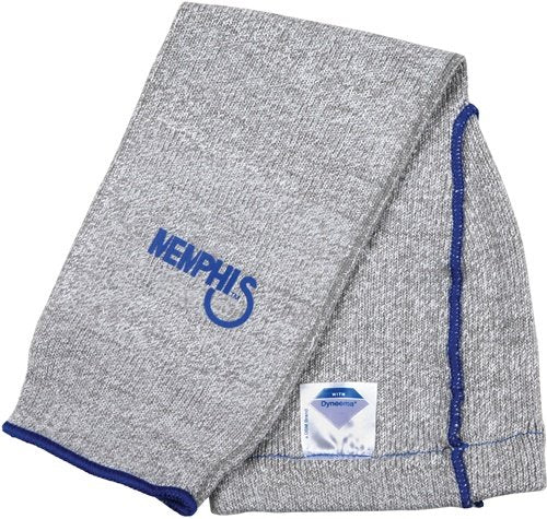 MCR Safety 9318D7T Memphis 7 Gauge Dyneema Sleeve with Thumb-Slot, Gray, 18-Inch