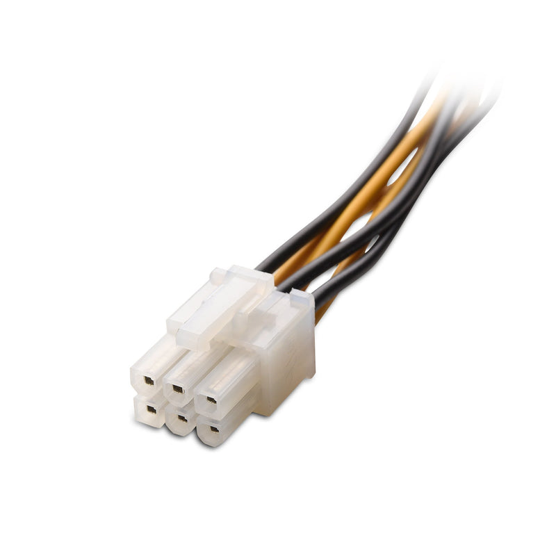 Cable Matters 2-Pack 6 Pin PCIe to Molex Power Cable, 2 Molex to 6 Pin PCIe - 6 Inches