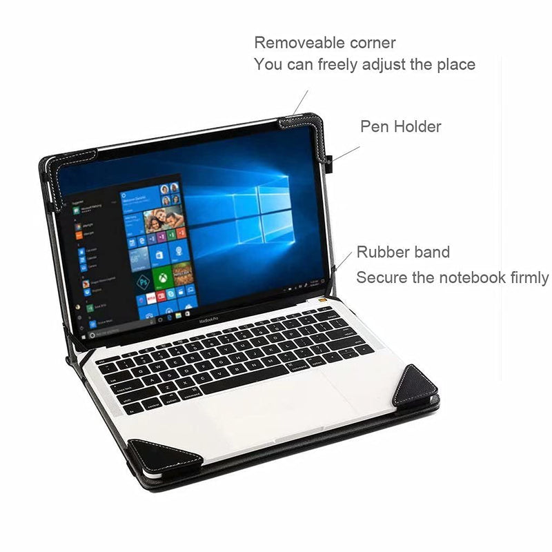 Stand Case Cover Compatible with Dell Inspiron 15 5000 Laptop 5501 5502 5505 ,Latitude 5511 5521 5520 5500,Inspiron 15 3000 Series 3511 15.6 Inch Notebook Business Protective Sleeve 5501 / 5502 / 5505