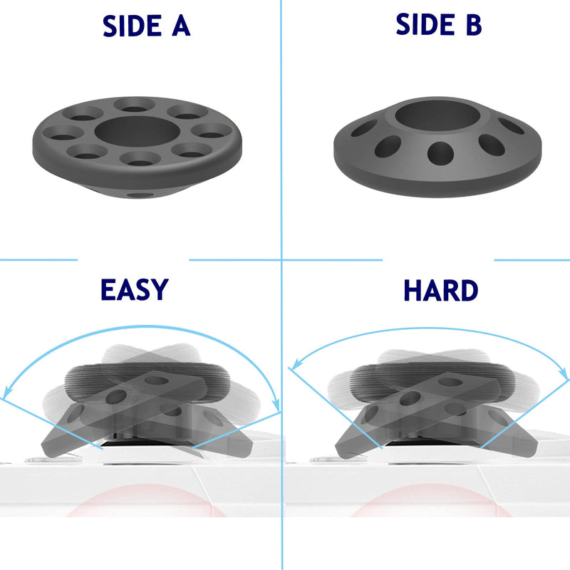 Silicone Soft Precision Rings Aim Assist Motion Control Rings for PS5, PS4, Xbox, Xbox Series X/S, Xbox One S/X Controller Target Rings (silicone) silicone