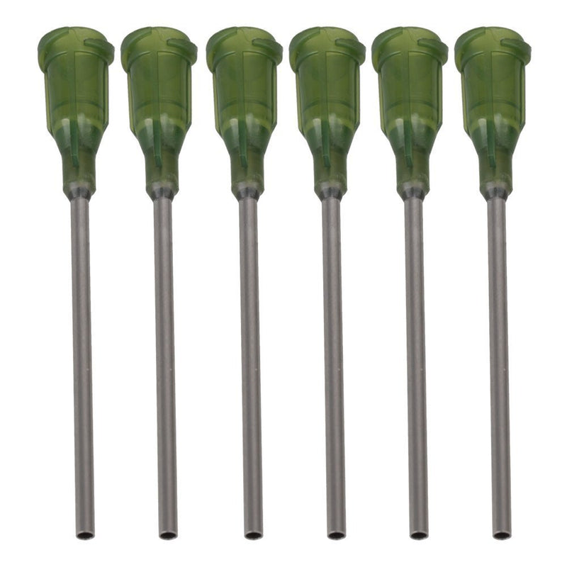 Syringe Dispensing Needles with Luer Lock 14 Ga x 1.5 Inch Length, Blunt Tip, Screw Interface,Pack of 100