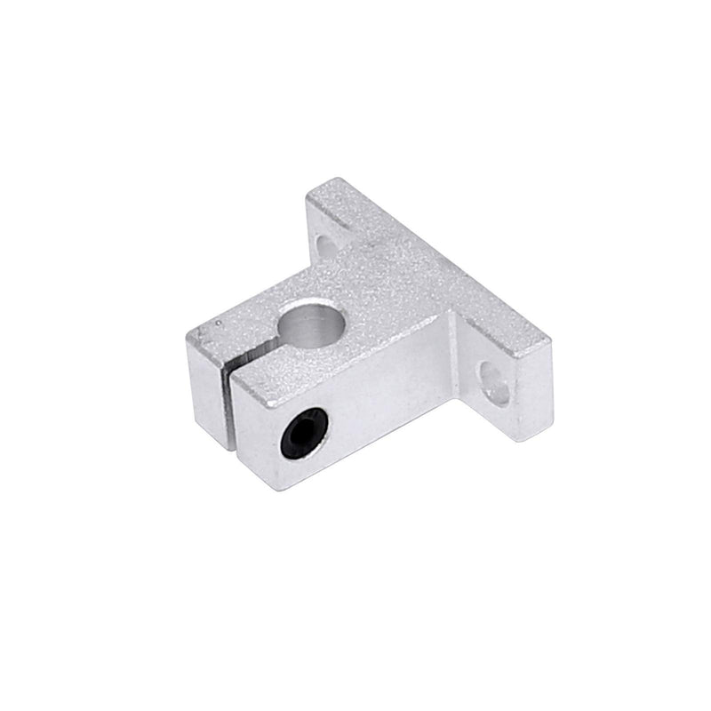 FKG SK8 Aluminum Linear Motion Rail Clamping Guide Support for 8mm Diameter Shaft, Set of 4