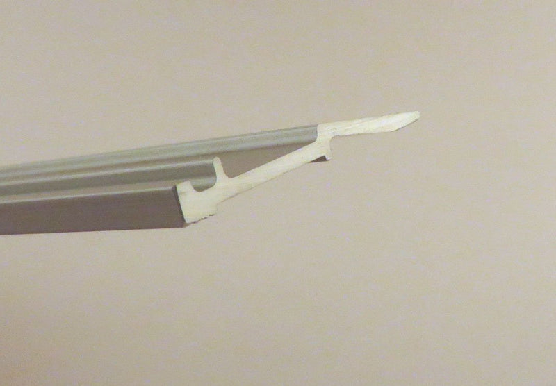 Shinwa 24" Extruded Aluminum Cutting Rule Ruler Gauge with Non slip rubber Backing 33295