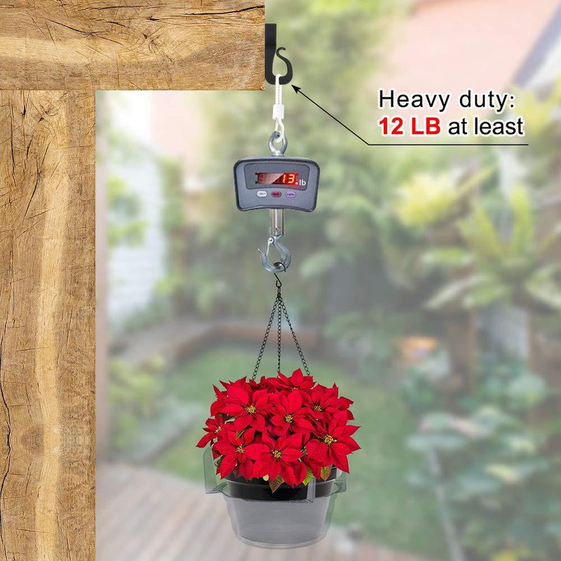 Dolibest Pack of 60 Q-Hanger, Home Christmas Lights Hanger Hooks with Phillips Screw for Garage New Year Party Outdoor Easy Release Wire and Fairy Led Lights, Widthwise Screw