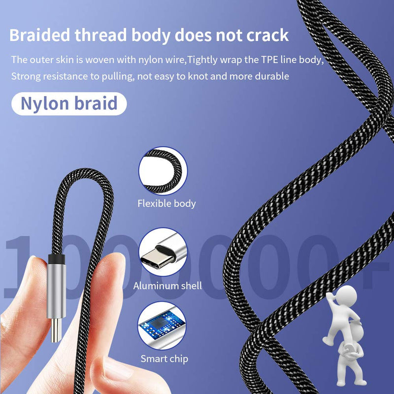 MOSWAG 6.6FT/2M USB2.0 Printer Cable Midi Cable Printer Cord USB C to MIDI Cable A Male to B Male Cord USB C Scanner Black