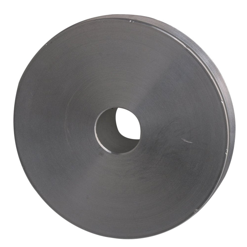 BQLZR 58x16x12MM Silver Aluminum Alloy Single Groove 12MM Fixed Hole Pulley for Motor Shaft 3-5MM PU Round Belt